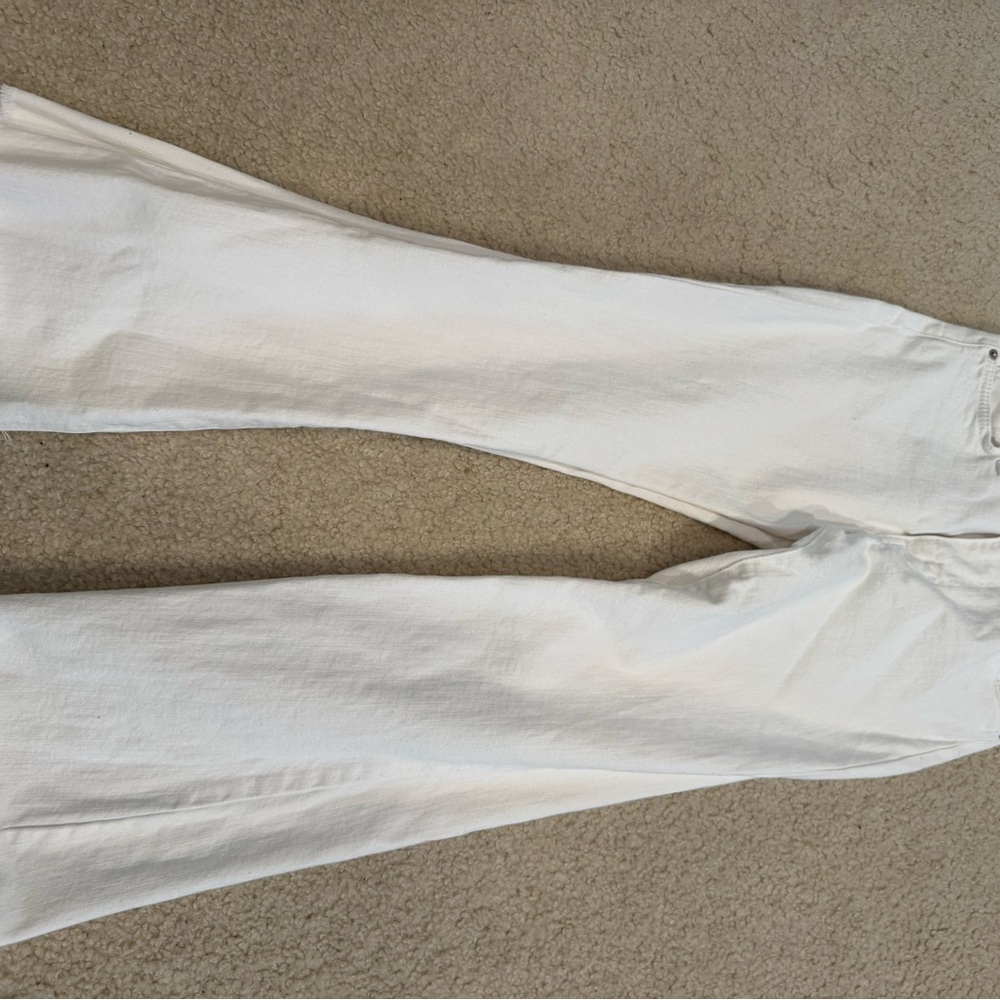 Women's White Flare & Wide Leg Jeans